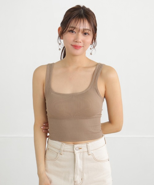 90（レディースタンクトップ）（カップの有無：ブラカップ付き