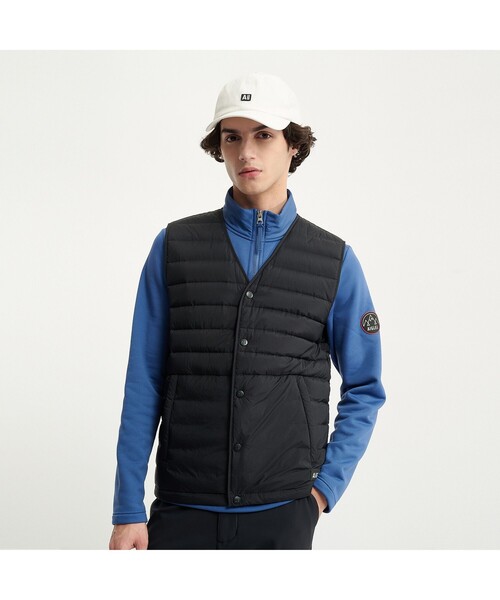 AIGLE（エーグル） ダウンベスト ベスト Vネックインサレーション