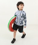 水着 ネオンサーフパンツ キッズ 子供 男の子の詳細画像1
