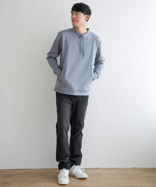 ikka トレーナー スウェット 「抗菌防臭」GOKU楽ダンボール