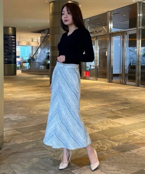 PINKY&DIANNE スカート ツイードフレアスカート : ZOZOTOWN Yahoo!店