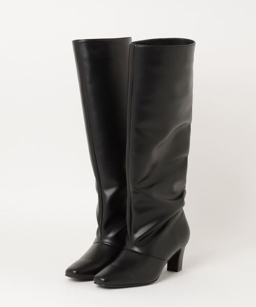 ODETTE E ODILE」 ロングブーツ 22cm ブラック レディース : 81141826 