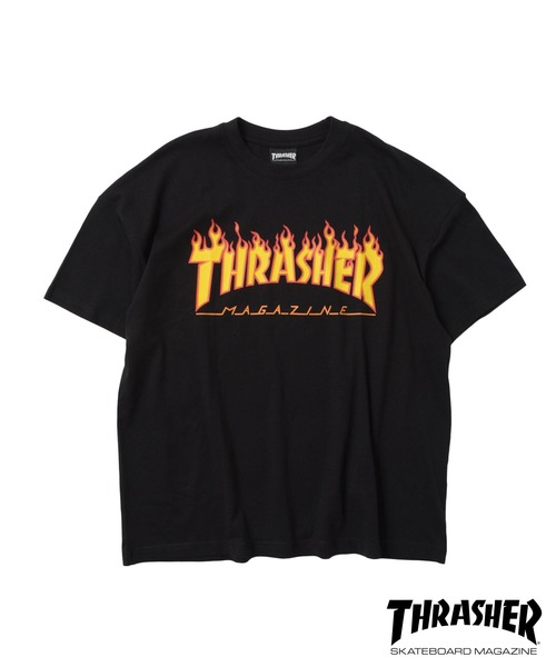 激レア THRASHER ファイヤーハートロゴ Tシャツ Mアッシュグレー 激レア THRASHER ファイヤーハートロゴ Tシャツ Mアッシュグレー