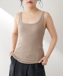 タンクトップ カップ付きリブタンク レディースの詳細画像4