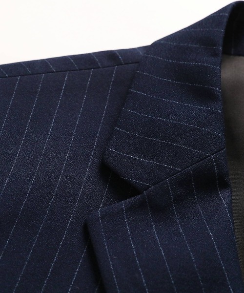dunhill ✨️大きいサイズ✨️セットアップ スーツ ストライプ ダンヒル ビジネススーツ セットアップ ストライプ柄 ネイビー