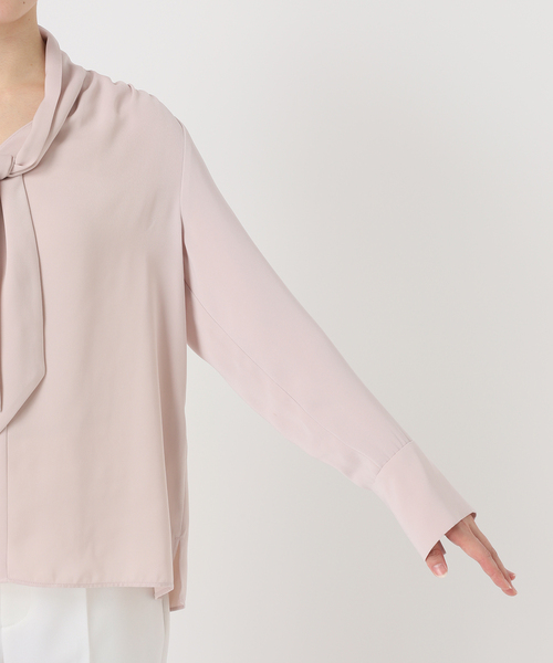 NOBLE（ノーブル） ブラウス シャツ 「WEB限定追加」ロイヤルサテン