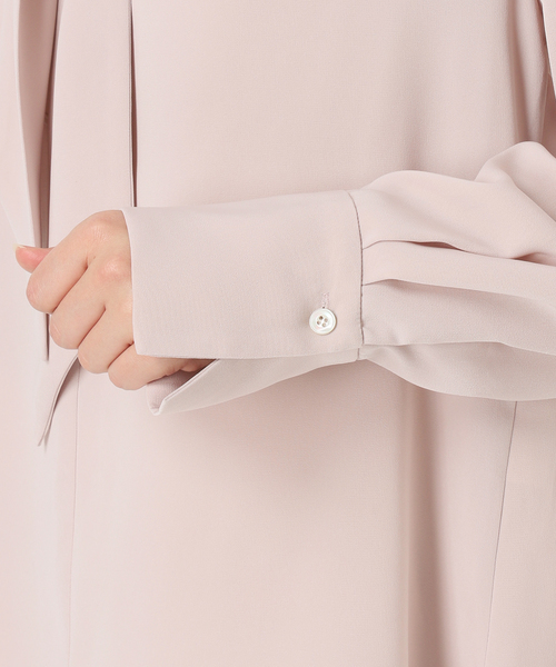 NOBLE（ノーブル） ブラウス シャツ 「WEB限定追加」ロイヤルサテン