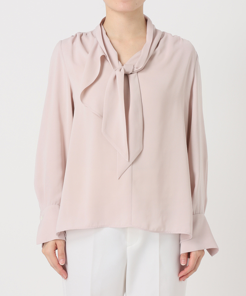 NOBLE（ノーブル） ブラウス シャツ 「WEB限定追加」ロイヤルサテン