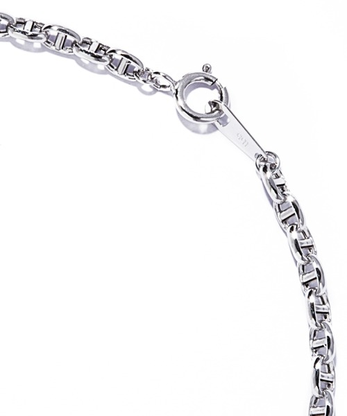 ブレスレット 「les bonbon」sally chain bracelet WG　サリーチェーン　ブレスレット　ホワイトゴールド レディースの画像