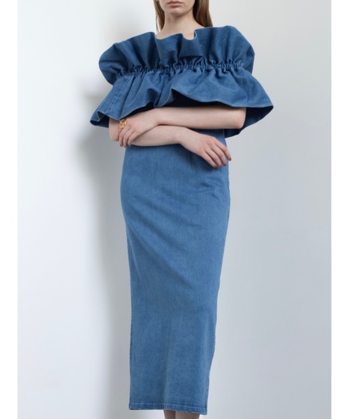 Katrin TOKYO ワンピース frill denim onepiece : ZOZOTOWN Yahoo!店
