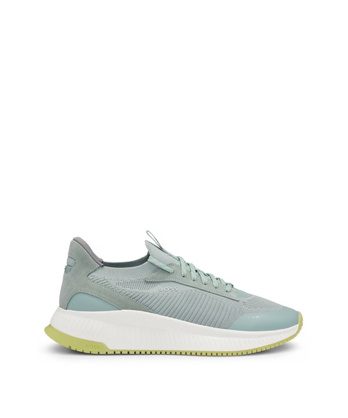 BOSS（HUGO BOSS） スニーカー ニットアッパー フィッシュボーン