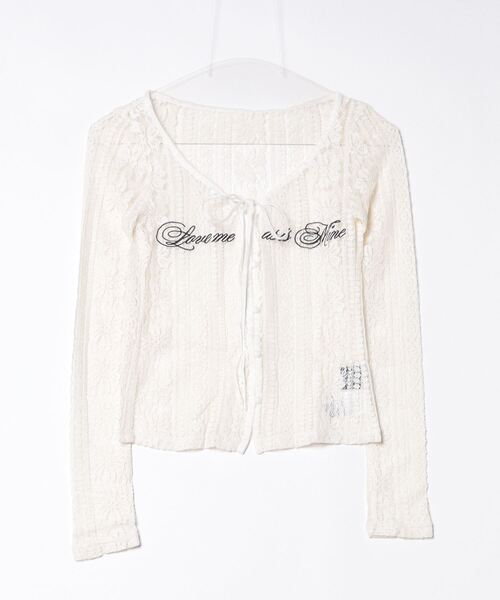 カーディガン classical lace cardigan レディース