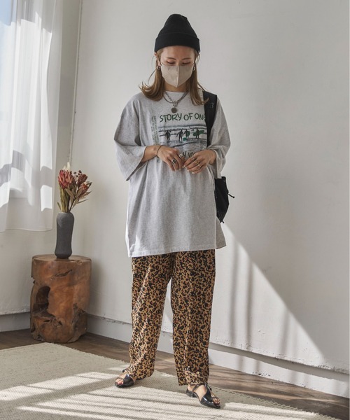 【新品タグ付】レオパード柄 パンツ Sサイズ wfp03317.jpg