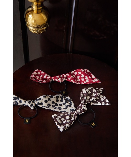 ヘアアクセサリー herlipto Chain Ribbon Hair Clip Chain Ribbon Hair Clip