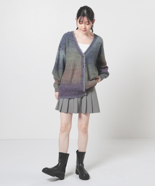 ❤️MISSONI  グラデーションカーディガン❤️ Honeys カーディガン グラデーションVカーデ レディース