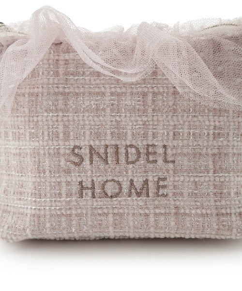 SNIDEL HOME ポーチ ツイードポーチ レディース : ZOZOTOWN