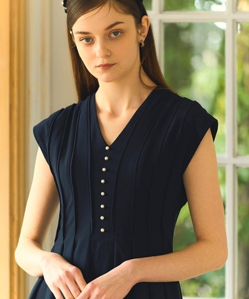 エラディエ　ワンピース ERADIE ワンピース Pearl cape one-piece パールケープ