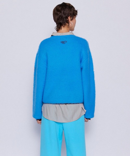 MAISON SPECIAL ニット セーター WELLBEING Logo Jacquard Knit
