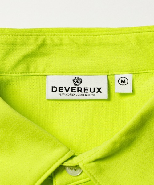 DEVEREUX GOLF ポロシャツ ドットライトカサブランカPOLO メンズ