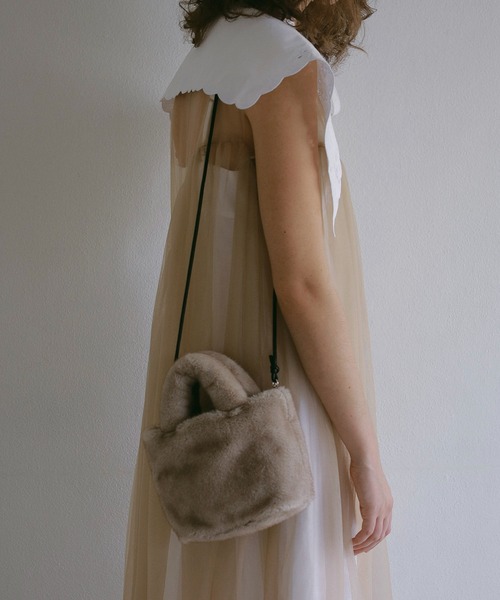 ショルダーバッグ バッグ Fakefur  mini 2way bag/フェイクファー ミニ 2wayバッグ レディース | EFOLE