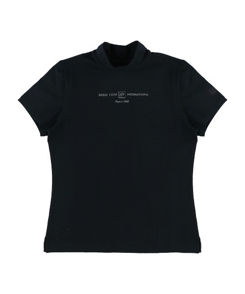 tシャツ WOMENS コットンベア天竺 半袖モックネック レディース