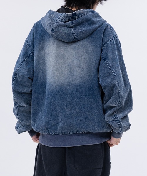 アプレスフーディ JOHN'S CLOSET パーカー 「13」ウォッシュ加工ダック地