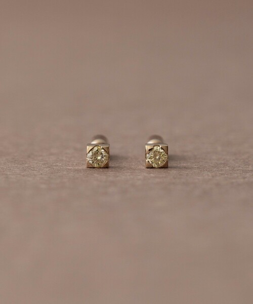 交換無料！ ete bijoux ダイヤモンド SV925 K18RBG 「トーン」 ピアス アクセサリー