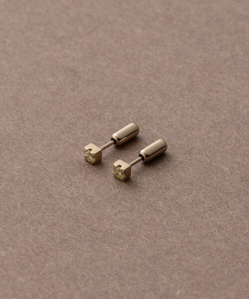 ete bijoux ピアス 「トーン」 K18RBG SV925 ダイヤモンド