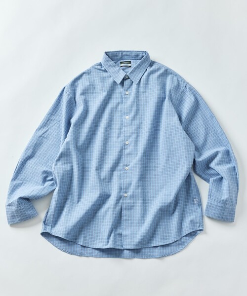 FREAK'S STORE 長袖ネルシャツ Lサイズ グレー系チェック セール】FREAK'S STORE/フリークスストア オンブレ ネルチェック