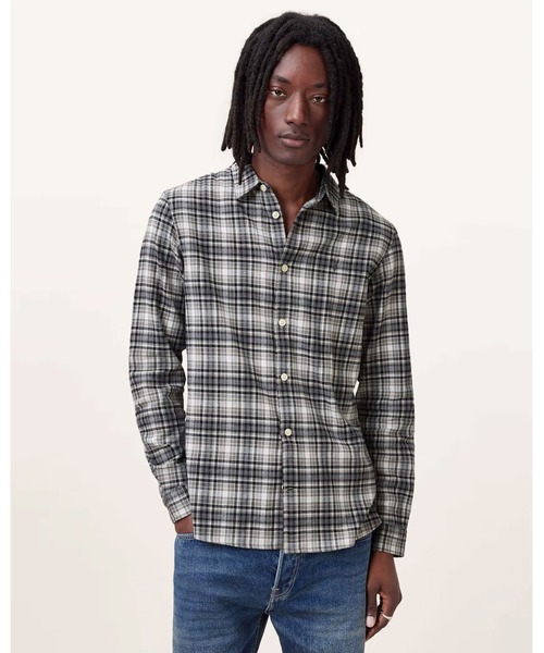 ALLSAINTS（オールセインツ） シャツ GRATTON SLIM FIT CHECKED SHIRT