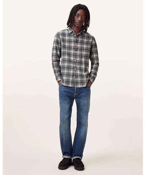 ALLSAINTS（オールセインツ） シャツ GRATTON SLIM FIT CHECKED SHIRT