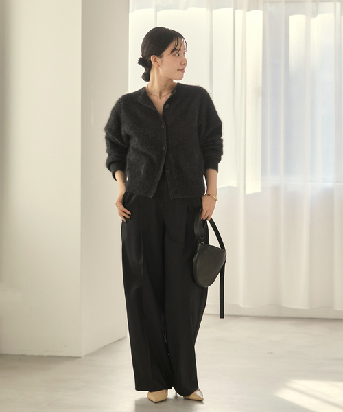 plage（プラージュ） ニット 「WEB限定追加」Fur Back Open プル
