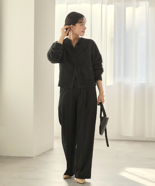 plage（プラージュ） ニット 「WEB限定追加」Fur Back Open プル