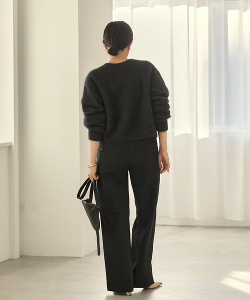 plage（プラージュ） ニット 「WEB限定追加」Fur Back Open プル
