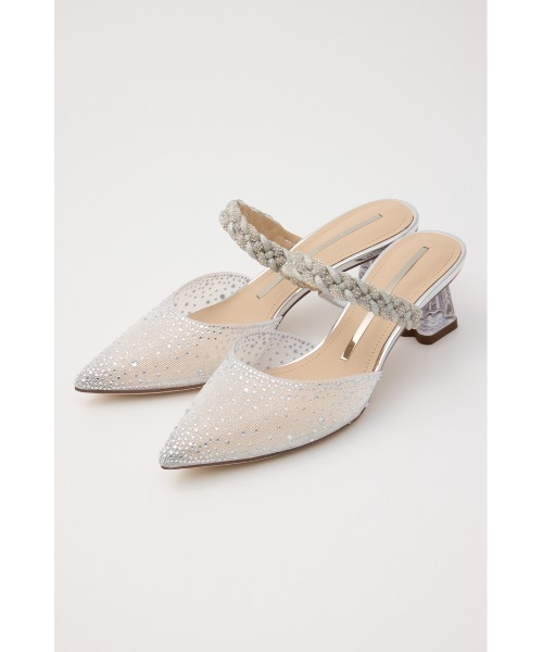お時間限定価格　【美品】STACCATO デリルヌーディークリアミュール STACCATO パンプス デリルヌーディークリアミュール : ZOZOTOWN