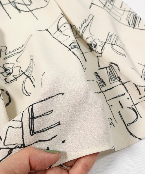 STUDIO PICONE（スタジオピッコーネ） ワンピース 半袖 シフォン切替