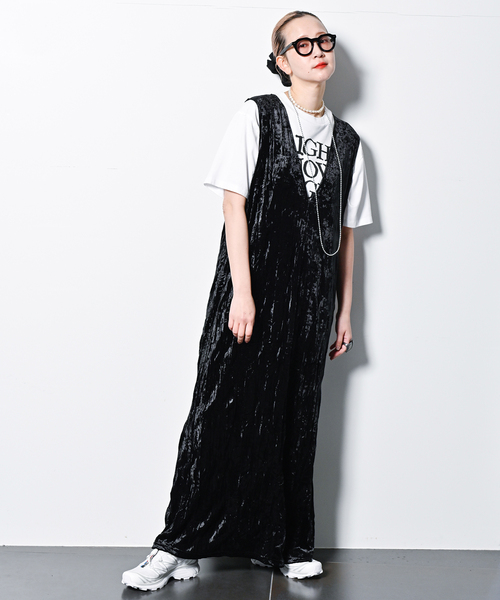 「CITYSHOP」 ノースリーブワンピース 36 ホワイト レディース