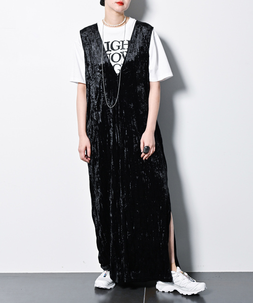 「CITYSHOP」 ノースリーブワンピース 36 ホワイト レディース