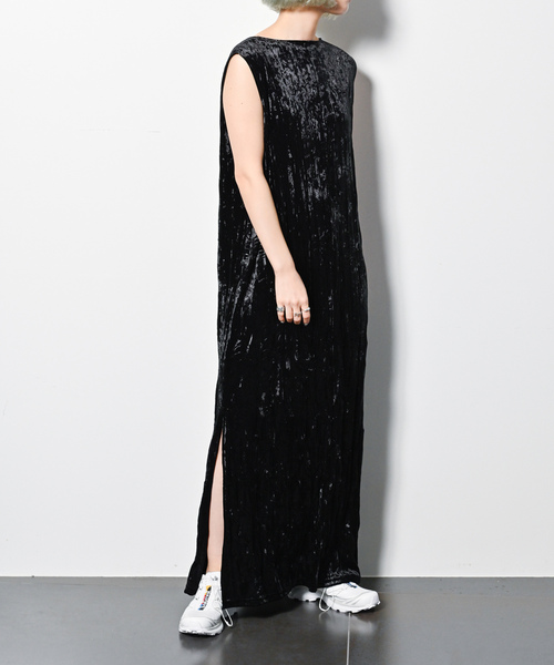 「CITYSHOP」 ノースリーブワンピース 36 ホワイト レディース