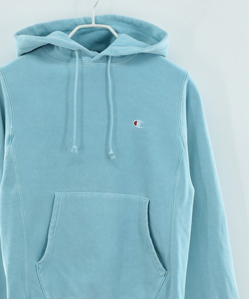 Champion チャンピオン ジップ パーカー 水色 M アメリカ製 ヴィンテージ ビンテージ 希少 正規品 古着 カジュアル スポーツ ウェア Champion（チャンピオン） パーカー 「ヴィンテージ古着」Champion