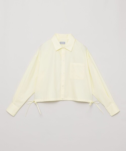 ブラウス シャツ GREY LABEL サイドリボンクロップドシャツ レディース MACKINTOSH PHILOSOPHY ブラウス シャツ GREY LABEL サイド