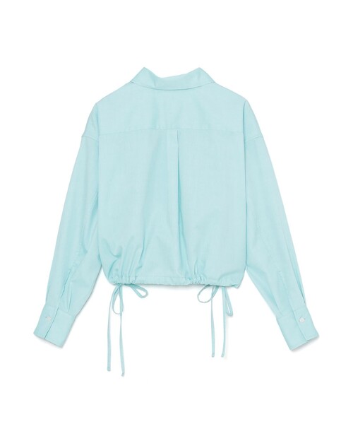 ブラウス シャツ GREY LABEL サイドリボンクロップドシャツ レディース MACKINTOSH PHILOSOPHY ブラウス シャツ GREY LABEL サイド
