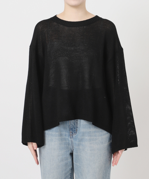 Spick&Span ルーズコットンテープヤーンニット Spick & Span｜ルーズコットンテープヤーンニット | Rakuten