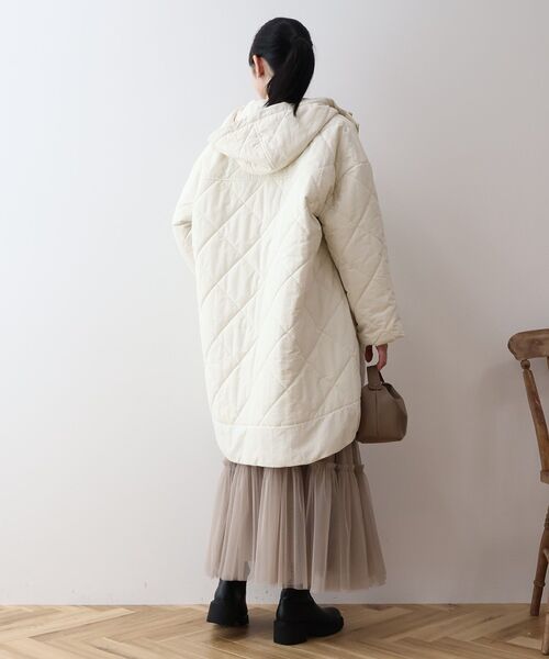 アイボリー 毛皮コート セール コート アイボリー - フェイクファー | ロンシャン JP