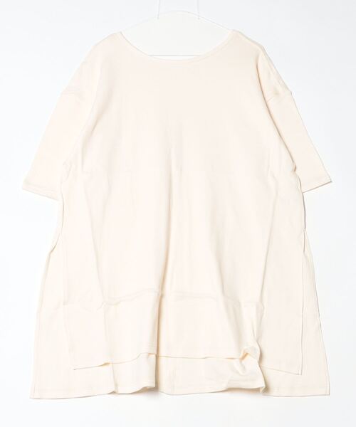 tシャツ 「SETENS/セテンス」スリットチュニックTシャツ レディース