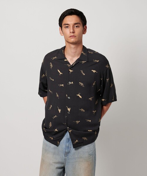 MONKEY TIME アフリカンシャツ 半袖 monkey time BEAUTY＆YOUTH UNITED ARROWS シャツ 「PARIS