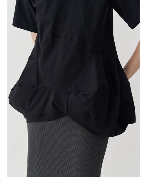 UN3D. tシャツ SQUARE CUBE HEM TOP / スクエアキューブヘム