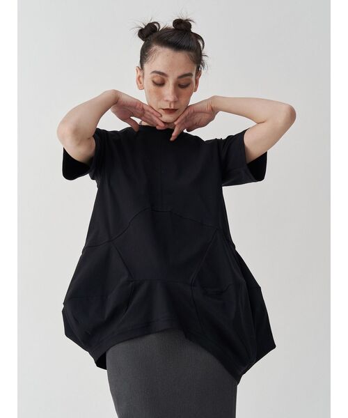 tシャツ SQUARE CUBE HEM TOP / スクエアキューブヘムトップ レディース
