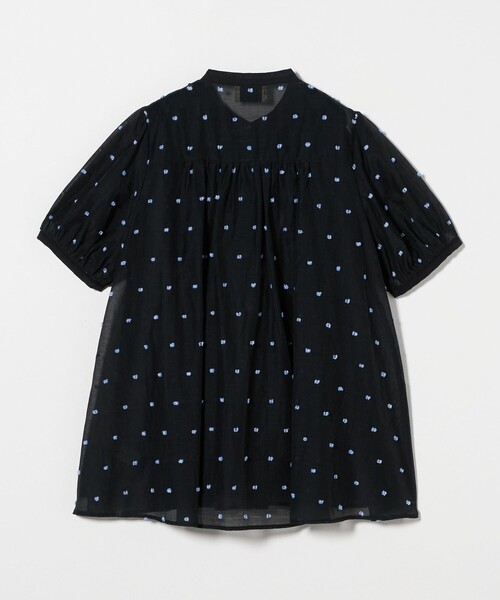 meeeekooo　UNITED ARROWS 2トーンドットブラウス UNITED ARROWS ブラウス シャツ 2トーン ドットジャガード