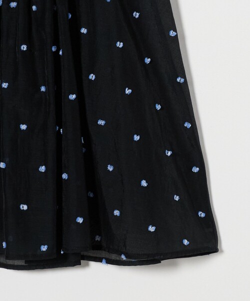 UNITED ARROWS ブラウス シャツ 2トーン ドットジャガード